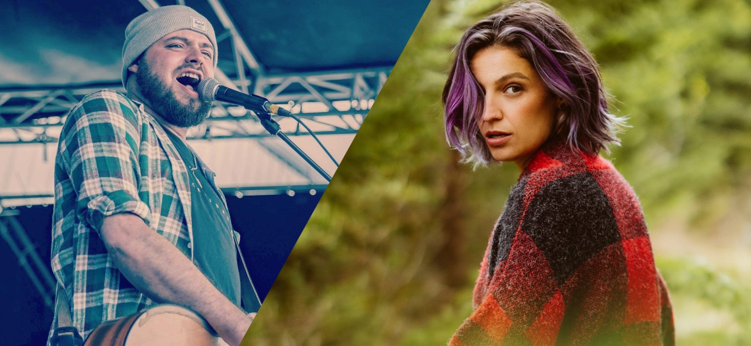 Photo des deux têtes d'affiche du festival CountryFest 2025 : Sara Dufour et Phil Lauzon